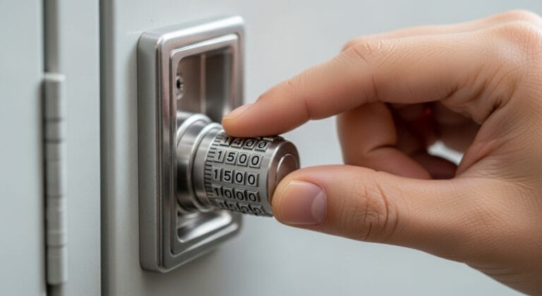 how to open a combination lock